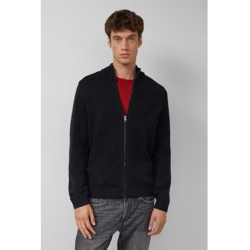 Cardigan regular fit cu fermoar