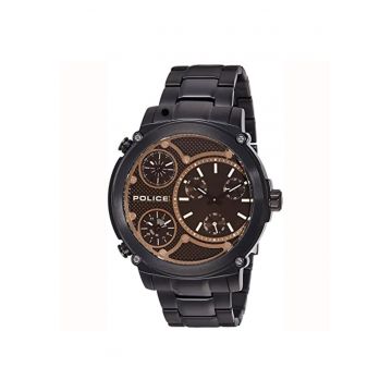 Ceas bărbați  multifunctional inox 52mm - display analog - rezistent la apă