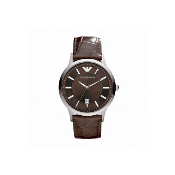Ceas bărbați -  Renato AR2413 - inox - piele naturală - 43mm