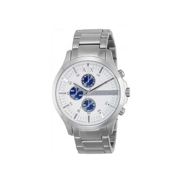 Ceas barbatesc -  Hampton AX2136 - inox - 46mm - mecanism quartz