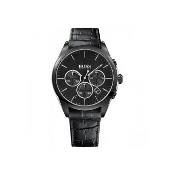 Ceas bărbătesc  Onyx - mecanism quartz - carcasa inox 44mm - curea piele naturală