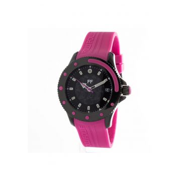 Ceas Barbati -  40mm - inox - cureaua din plastic - display analog