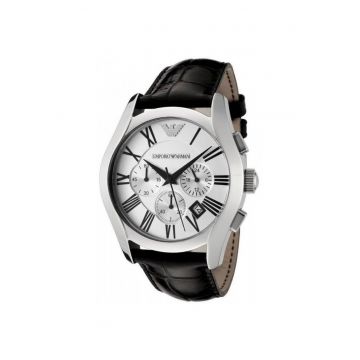 Ceas Barbati -  42mm - inox - piele naturala