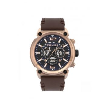 Ceas Barbati -  Armor P14378JSR03 - inox - piele - 50mm