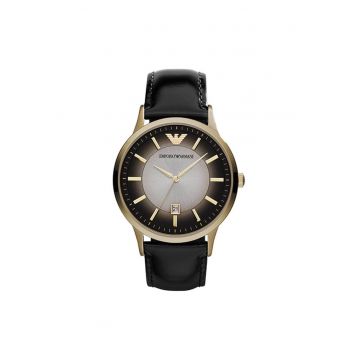 Ceas Barbati -  Renato - inox - piele naturala - 42mm