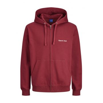Hanorac relaxed fit cu fermoar