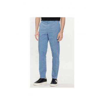 Pantaloni barbati -  303673710 - Bumbac - Albastru