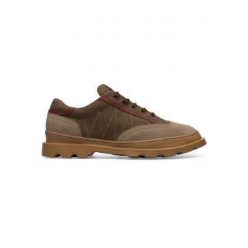 Pantofi sport cu piele nabuc Brutus