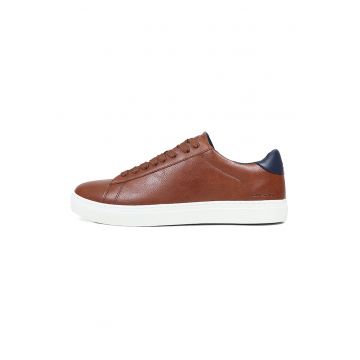 Pantofi sport de piele ecologica uni