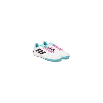 Pantofi sport pentru fotbal din material textil cu logo