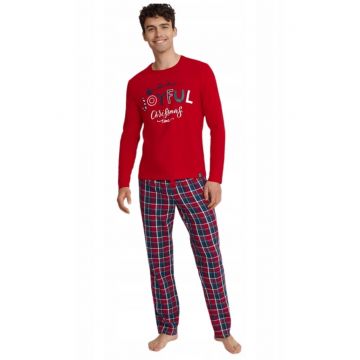Pijamale barbati -  Bumbac - Multicolor - M