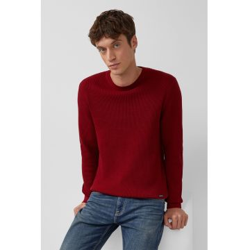 Pulover regular fit de bumbac