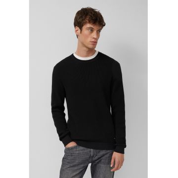 Pulover regular fit de bumbac