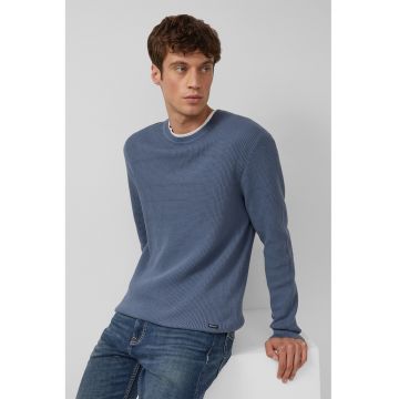 Pulover regular fit de bumbac