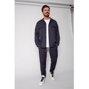 Set Camasa cu buzunare si pantalon lung Grey Anthracite III 18742