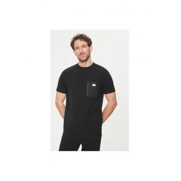 Tricou barbati -  303623104 - Bumbac - M INTL - Negru