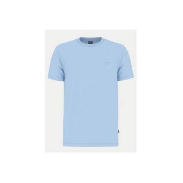 Tricou barbati -  304687822 - Bumbac - Albastru