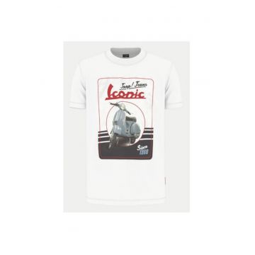 Tricou barbati -  304687884 - Bumbac organic - Alb