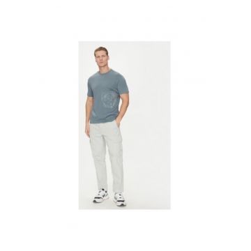Tricou barbati -  305102539 - Bumbac - Albastru