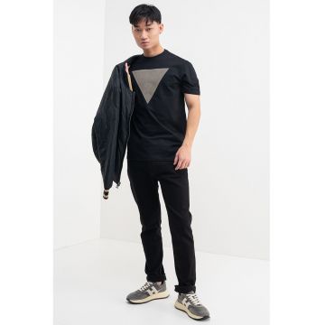 Tricou cu logo pe piept