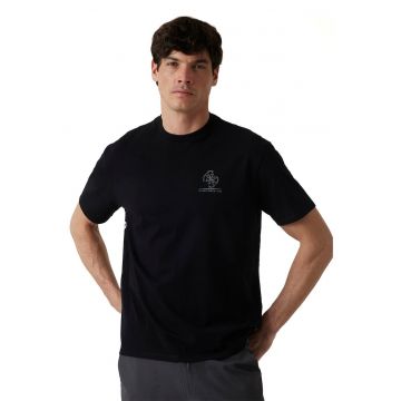 Tricou din bumbac cu imprimeu pe partea din spate