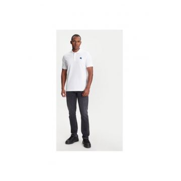 Tricou Polo barbati  745022 553231 - Bumbac/Elastan - Alb
