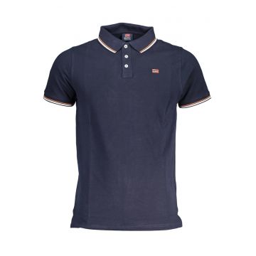 Tricou polo barbati cu logo brodat - regular fit