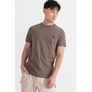 Tricou slim fit din bumbac Dun-River
