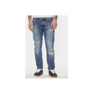 Blugi barbati -  304414251 - Bumbac - Albastru