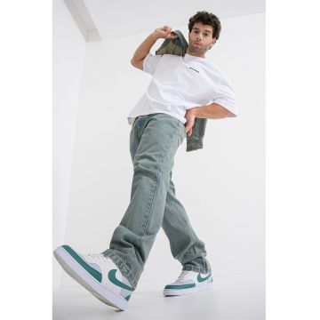 Blugi relaxed-fit cu talie medie