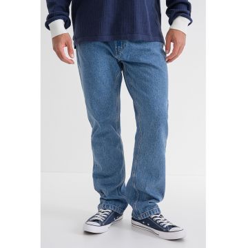 Blugi relaxed-fit cu talie medie