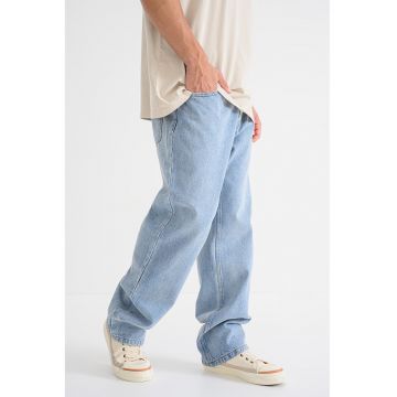Blugi relaxed-fit din bumbac cu talie medie