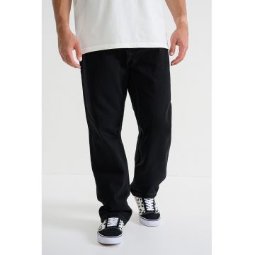 Blugi relaxed-fit din bumbac cu talie medie