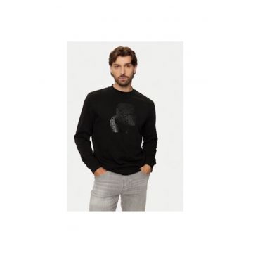 Bluza barbati -  304305245 - Bumbac - Negru