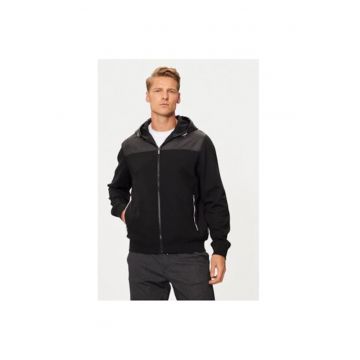 Bluza barbati -  304695223 - Poliester/Modal/Bumbac - Negru