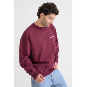 Bluza de trening cu maneci cazute si croiala lejera