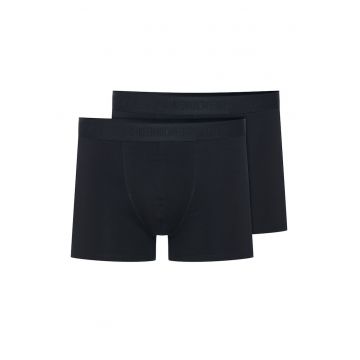 Boxeri (crac mai lung) barbati set de 2 perechi Move  Negru