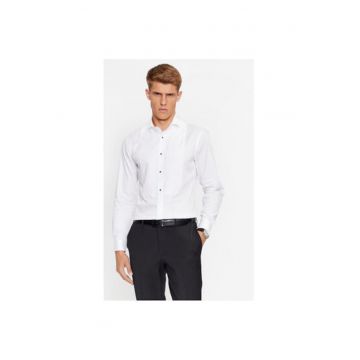 Camasa Barbati -  303393281 - Bumbac - Elastan - Alb