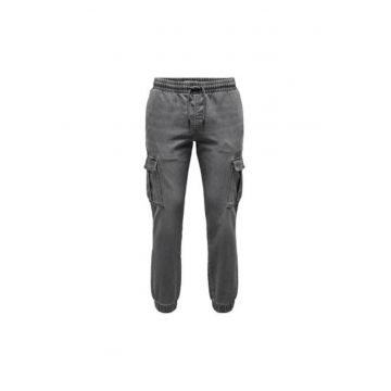 Pantaloni barbati -  303018832 - Bumbac/Poliester - Gri