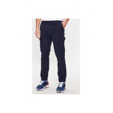 Pantaloni Barbati -  303310615 - Bumbac - Elastan - 46 - Albastru