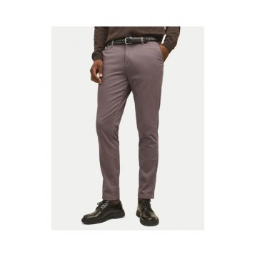 Pantaloni barbati -  304376092 - Bumbac/Bumbac - Maro - Maro