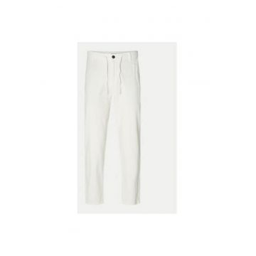 Pantaloni barbati -  304704550 - Bumbac organic/In - Alb