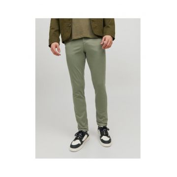 Pantaloni Barbati - Jack Jones - 301838104 - Bumbac - Elastan - W34-L34 US - Verde