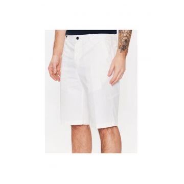 Pantaloni scurti barbati -  302009589 - Bumbac/Nylon - Alb