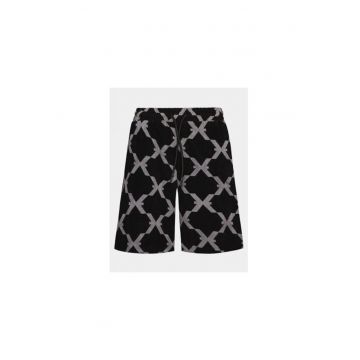 Pantaloni scurti barbati -  303886288 - Bumbac - Negru