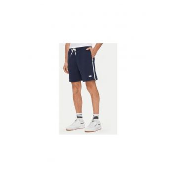 Pantaloni scurti barbati -  304552403 - Bumbac/Poliester reciclat - Albastru