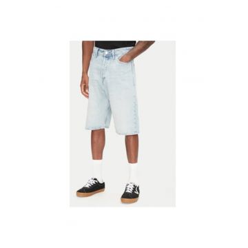 Pantaloni scurti din denim barbati  12272237 - Bumbac - 2XL INTL - Albastru