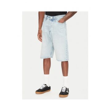 Pantaloni scurti din denim barbati Jack Jones - 12272237 - Bumbac - 2XL INTL - Albastru