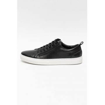 Pantofi sport de piele cu fermoare laterale Futurism