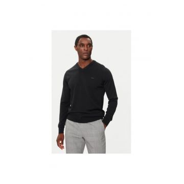 Pulover barbati -  304584909 - Lana merinos - XS INTL - Negru